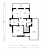 Проект комфортного коттеджа с балконом и террасой Rg3443z (Зеркальная версия) План4