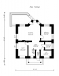 Проект дома с 3-мя спальнями Rg3453 План2