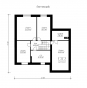 Дом с мансардой, гаражом, террасой Rg3454z (Зеркальная версия) План4