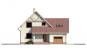 Дом с мансардой, гаражом, террасой Rg3454z (Зеркальная версия) Фасад3
