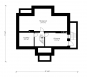 Проект экономичного жилого дома с цоколем Rg3558z (Зеркальная версия) План1