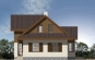 Проект экономичного жилого дома с цоколем Rg3558z (Зеркальная версия) Фасад2