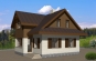 Проект экономичного жилого дома с цоколем Rg3558z (Зеркальная версия) Вид1