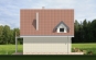 Проект дома с мансардой, 11х10 м Rg3561z (Зеркальная версия) Фасад3