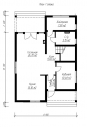 Одноэтажный удобный коттедж Rg3566 План2
