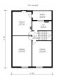 Одноэтажный удобный коттедж Rg3566 План4