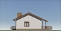 Одноэтажный дом с террасой, 3 спальнями и отделкой штукатуркой и клинкерной плиткой Rg3705z (Зеркальная версия) Фасад2