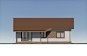 Одноэтажный дом с террасой, 3 спальнями и отделкой штукатуркой и клинкерной плиткой Rg3705z (Зеркальная версия) Фасад3