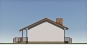 Одноэтажный дом с террасой, 3 спальнями и отделкой штукатуркой и клинкерной плиткой Rg3705 Фасад4
