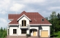 Проект комфортного дома с эркером Rg3707 Фасад1