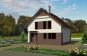 Элегантный одноэтажный дом с мансардой Rg3718 Вид2
