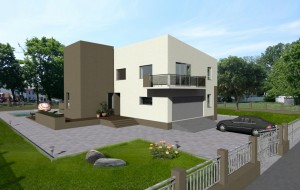 Проект современного просторного двухэтажного дома Rg3793
