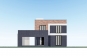 Двухэтажный дом с навесом для машины, балконом и большой эксплуатируемой террасой Rg3794 Фасад3