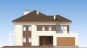 Проект двухэтажного дома с гаражом Rg3797 Фасад1