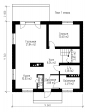 Проект удобного дома с мансардой Rg3811z (Зеркальная версия) План2