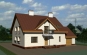 Дом с мансардой, гаражом и террасой Rg3813z (Зеркальная версия) Вид1