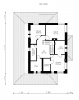 Проект двухэтажного дома с эркером Rg3816 План3