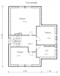 Одноэтажный дом с мансардой Rg3845z (Зеркальная версия) План4