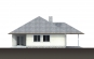 Проект небольшого одноэтажного дома с гаражом Rg3866 Фасад4