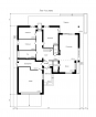 Проект одноэтажного дома с чердаком Rg3870 План2