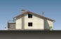Проект одноквартирного дома с мансардой Rg3887z (Зеркальная версия) Фасад3