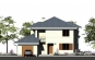 Двухэтажный дом с гаражом Rg3900 Фасад1