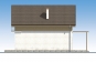 Одноэтажный дом с мансардой, французским балконом и террасой Rg3903z (Зеркальная версия) Фасад2