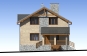 Проект удобного кирпичного дома Rg3906 Фасад1