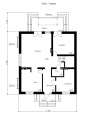 Проект одноэтажного дома с мансардой Rg3916 План2
