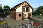 Проект одноэтажного дома с мансардой Rg3916z (Зеркальная версия) Вид1