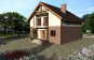 Проект одноэтажного дома с мансардой Rg3916 Вид2