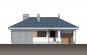 Проект одноэтажного дома с гаражом Rg3924z (Зеркальная версия) Фасад1