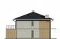 Проект двухэтажного дома с гаражом и террасой Rg3929 Фасад3