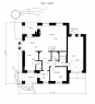 Проект одноэтажного дома с мансардой и гаражом Rg3937z (Зеркальная версия) План2