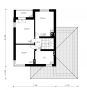Проект двухэтажного дома с гаражом Rg3953 План3