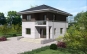 Проект двухэтажного дома с гаражом Rg3953z (Зеркальная версия) Вид1