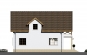 Проект одноэтажного дома с мансардой Rg3964 Фасад3