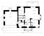 Проект одноэтажного дома с мансардой и гаражом Rg3974 План2