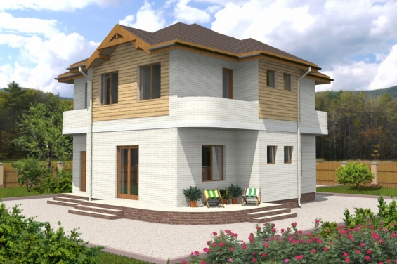 Rg3980 - Проект двухэтажного дома