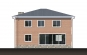 Проект загородного двухэтажного коттеджа Rg4000 Фасад3