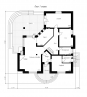 Проект стильного современного дома Rg4005 План2