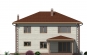 Проект индивидуального двухэтажного  жилого дома с подвалом Rg4006 Фасад2