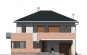 Проект двухэтажного дома с гаражом Rg4009z (Зеркальная версия) Фасад1