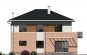 Проект двухэтажного дома с гаражом Rg4009z (Зеркальная версия) Фасад2