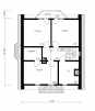 Одноэтажный дом с мансардой Rg4011z (Зеркальная версия) План4