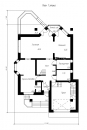 Проект загородного дома с мансардой и гаражом Rg4030 План2