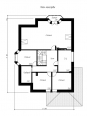 Проект загородного дома с мансардой и гаражом Rg4030z (Зеркальная версия) План4