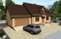 Дом с гаражом и мансардой Rg4037z (Зеркальная версия) Вид1