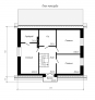 Уютный одноэтажный дом с мансардой Rg4733 План4