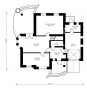 Проект оригинального одноэтажного дома с мансардой и гаражом Rg4740z (Зеркальная версия) План2